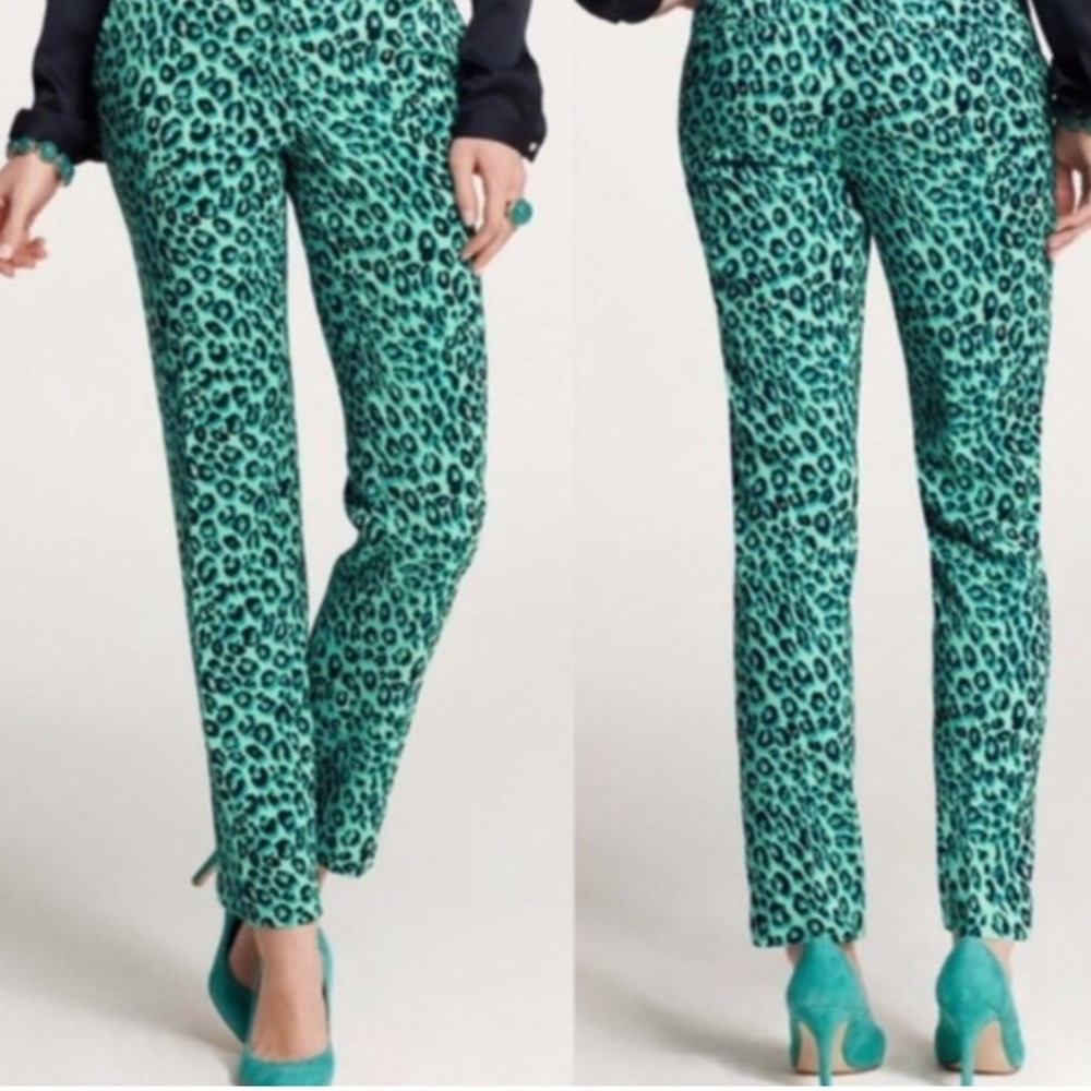 Ann Taylor Wildly Fun Animal Print Trousers